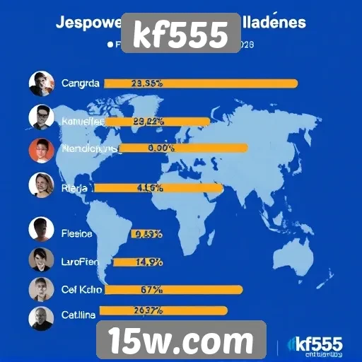 Estatísticas de usuários no site kf555
